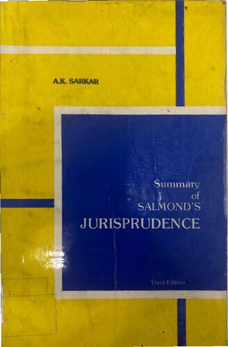 Summary of Salmond's Jurisprudence