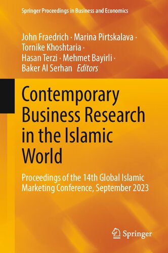 Contemporary Business Research in the Islamic World: Proceedings of the 14th Global Islamic Marketing Conference, September 2023