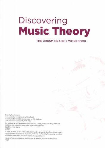 Discovering Music Theory, The ABRSM Grade 2