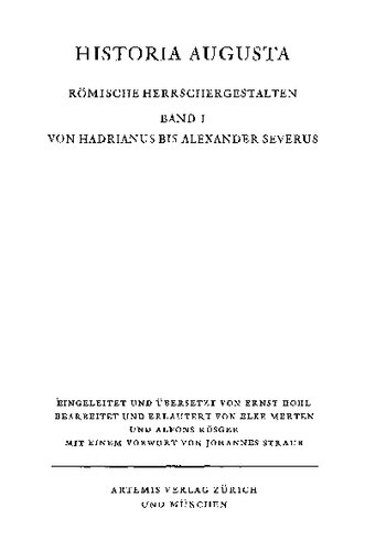 Von Hadrianus bis Alexander Severus