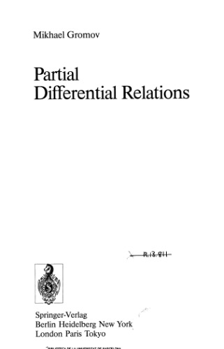 Partial Differential Relations