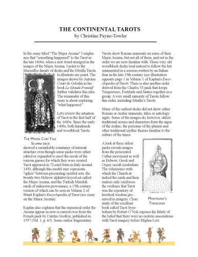 The Continental Tarots