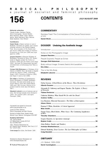 Radical Philosophy #156