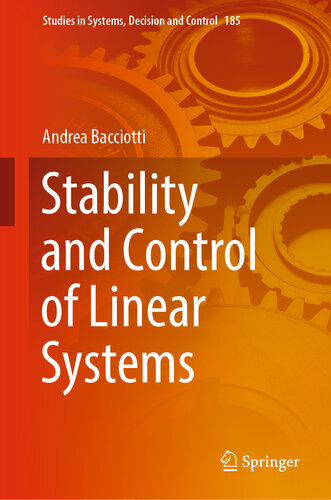 Stability and Control of Linear Systems (Studies in Systems, Decision and Control, 185)