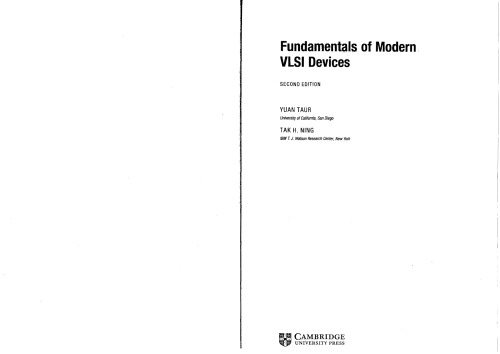 Fundamentals of Modern VLSI Devices