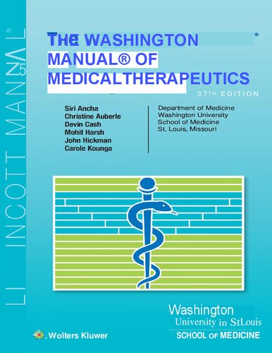 The Washington Manual® of Medical Therapeutics