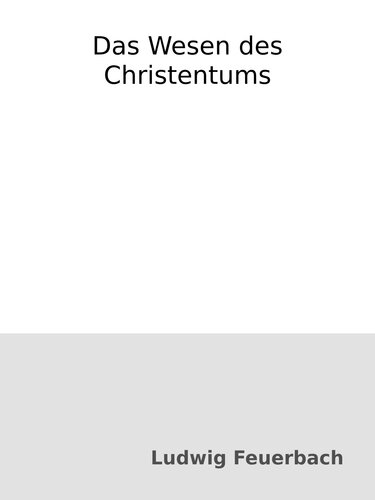 Das Wesen des Christentums
