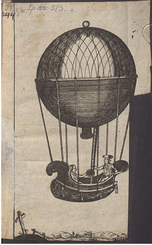 Kunst den Luftball nach jenen des Herrn Montgolfier zu verfertigen von Herrn Pingeron, verschiedener Akademien Mitgliede