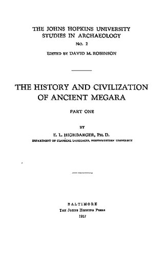 The History and Civilization of Ancient Megara