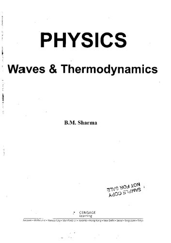 Cengage physics wave and thermodynamics