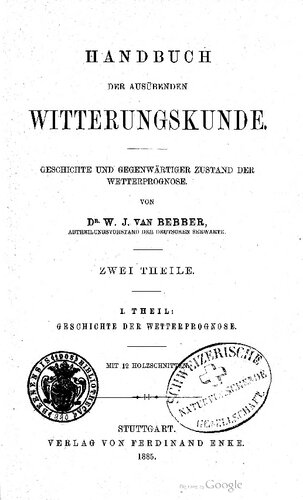 Geschichte der Wetterprognose