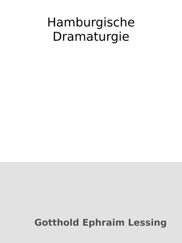 Hamburgische Dramaturgie