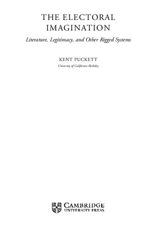 The Electoral Imagination:  Literature, Legitimacy, and Other Rigged Systems