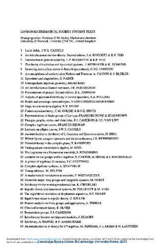 An Introduction to K-Theory for C*-Algebras (London Mathematical Society Student Texts, Series Number 49)