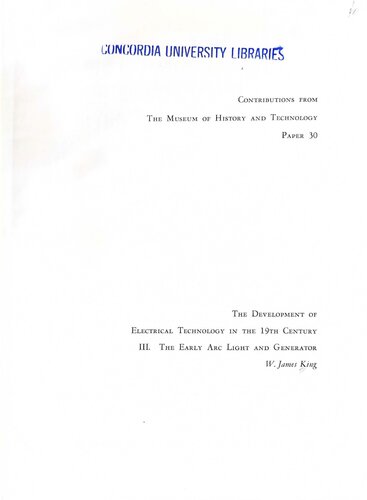 The development of electrical technology in the 19th century.