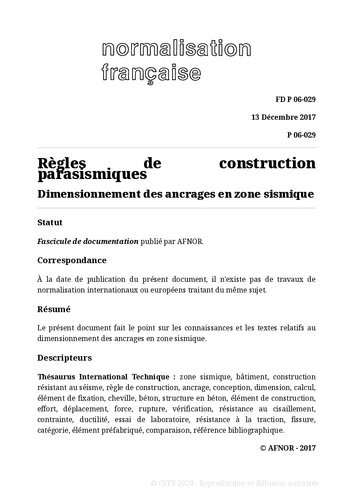 NF P06 - Bases de calcul des structures