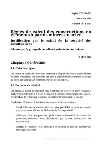 NF Sécurité des constructions