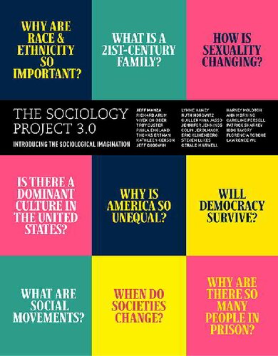 The Sociology Project 3.0 Introducing the Sociological Imagination