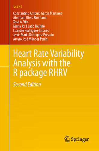 Heart Rate Variability Analysis with the R package RHRV (Use R!)