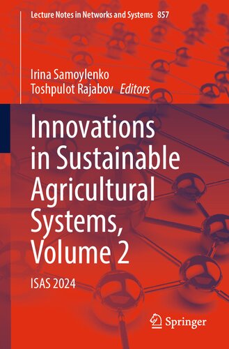 Innovations in Sustainable Agricultural Systems, Volume 2: ISAS 2024