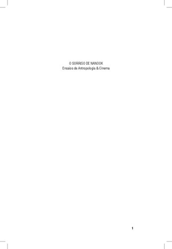 O Soriiso de Nanook: Ensaios de Antropologia e Cinema