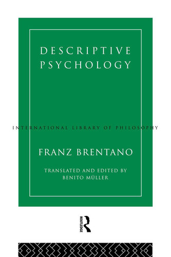 Descriptive Psychology