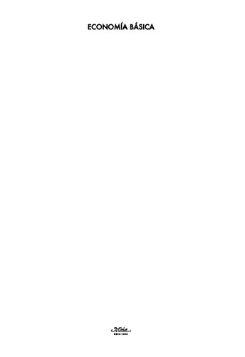 Economía básica. Un manual de economía política