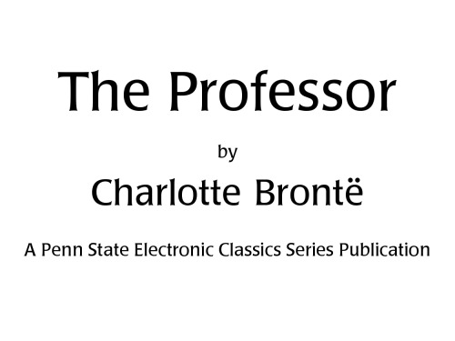 The Professor (Penguin Classics)
