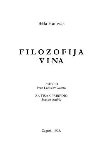 Filozofija vina