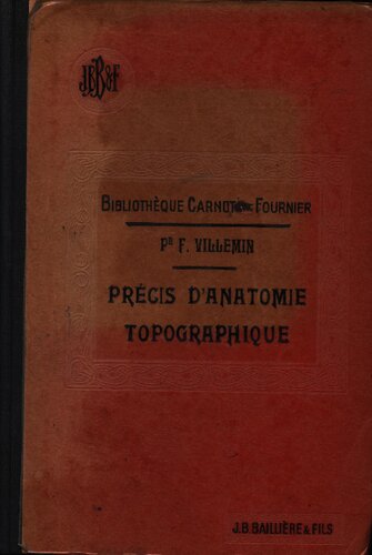 Precis d'anatomie topographique