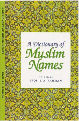 A Dictionary of Muslim Names