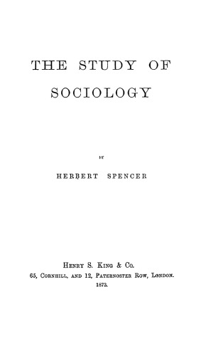 The Study of Sociology