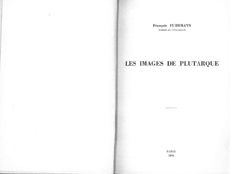 Les Images de Plutarque