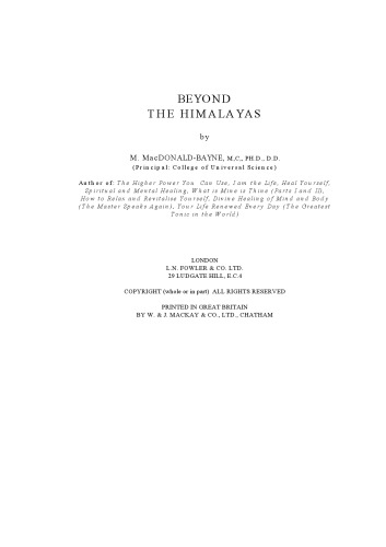 Beyond the Himalayas