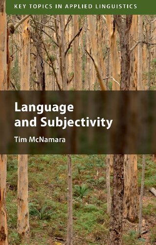Language and Subjectivity (Key Topics in Applied Linguistics)