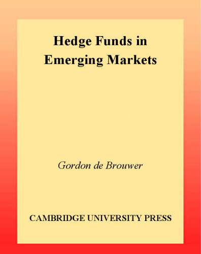 Hedge Funds in Emerging Markets
