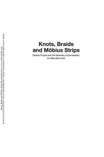 Knots, Braids And Mobius Strips - Particle Physics And The Geometry Of Elementarity: An Alternative View
