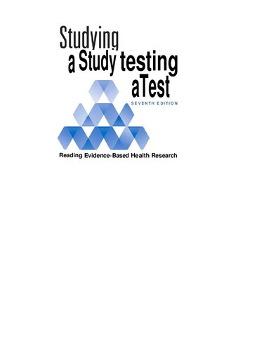 Studying a Study and Testing a Test