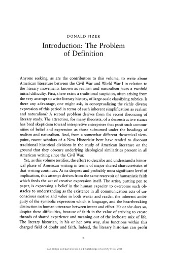 The Cambridge Companion to American Realism and Naturalism: From Howells to London (Cambridge Companions to Literature)