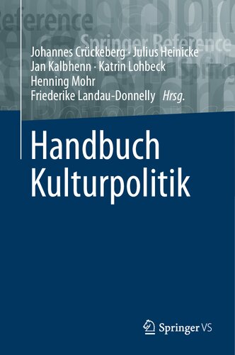 Handbuch Kulturpolitik