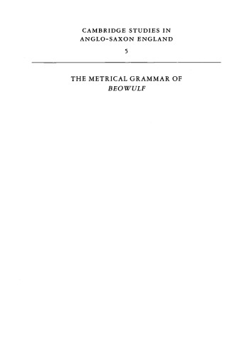 The Metrical Grammar of Beowulf