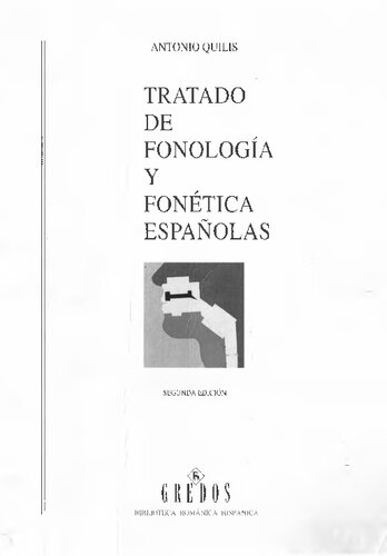 Tratado de fonología y fonética españolas