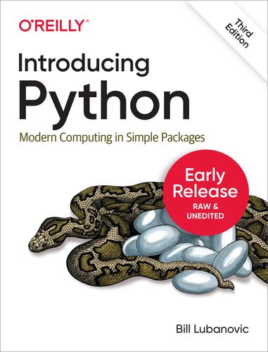 Introducing Python (for Raymond Rhine)