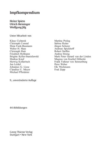 Impfkompendium: Plus Online-Version in der eRef