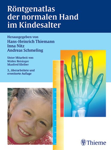 Röntgenatlas der normalen Hand im Kindesalter