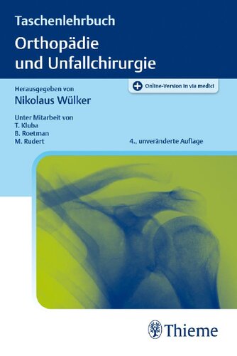 Taschenlehrbuch Orthopädie und Unfallchirurgie