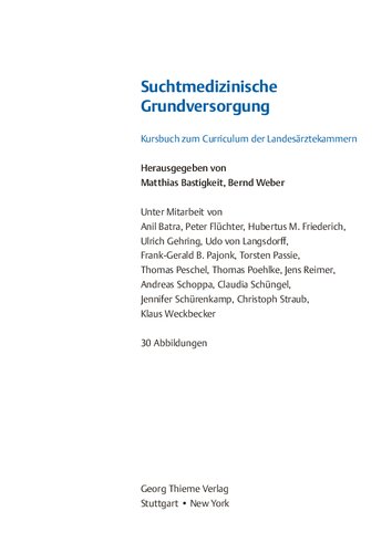 Suchtmedizinische Grundversorgung