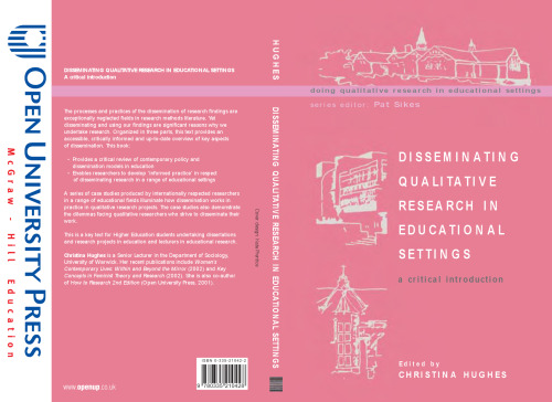 Disseminating Qualitative Research in Educational Settings