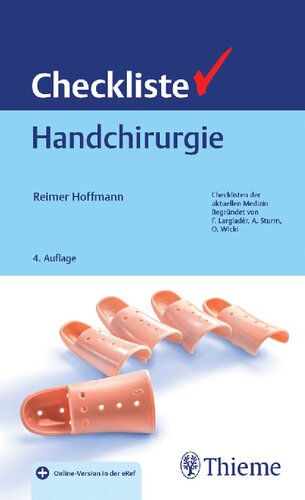 Checkliste Handchirurgie