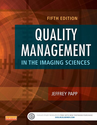 Quality Management in the Imaging Sciences
